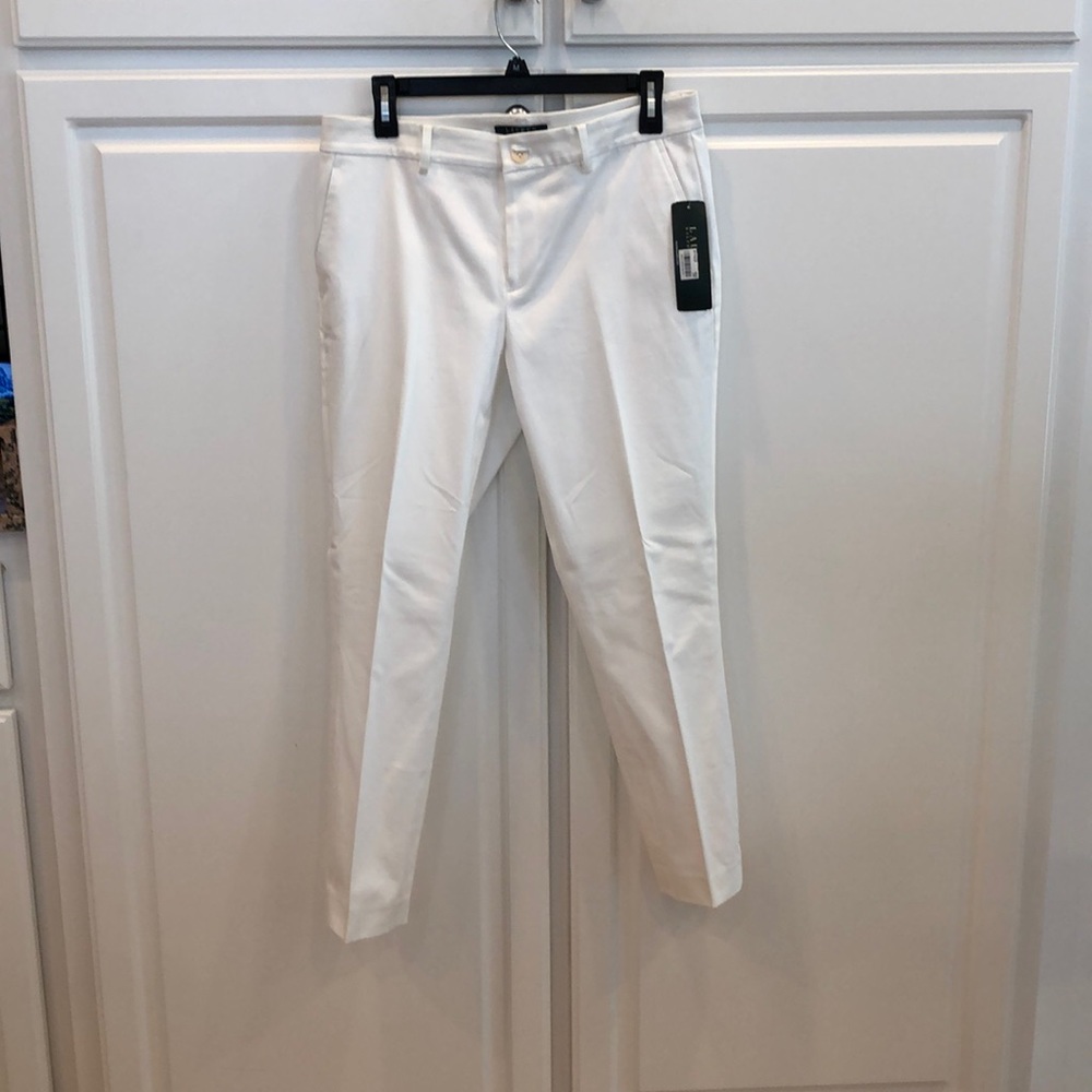Ralph Lauren women’s pants, ankle length, size 8.